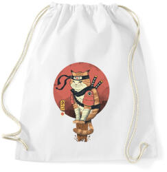 printfashion Cat Shinobi - Sportzsák, Tornazsák - Fehér (5420353)