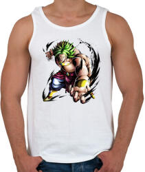 printfashion dragon ball broly - Férfi atléta - Fehér (4191036)