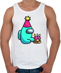 printfashion among us születésnap - Férfi atléta - Fehér (12423528)