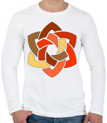 printfashion Mandala4 - Férfi hosszú ujjú póló - Fehér (1890249)