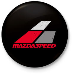 printfashion MazdaSpeed - Kitűző, hűtőmágnes - Fekete (3097057)