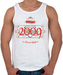 printfashion since-2009-red-black - Férfi atléta - Fehér (538734)