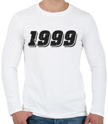 printfashion 1999 - Férfi hosszú ujjú póló - Fehér (6183715)