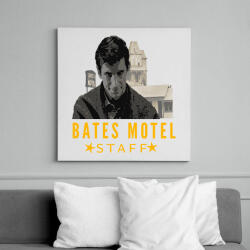 printfashion BATES MOTEL STAFF - Vászonkép - Fehér (6628477)