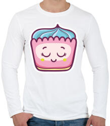 printfashion cukisagok-003 - Férfi hosszú ujjú póló - Fehér (5335376)