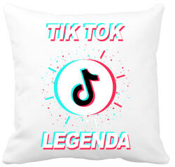 printfashion Tik Tok Legenda - Párnahuzat, Díszpárnahuzat - Fehér (2134498)