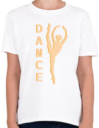 printfashion Dance - Balett - Gyerek póló - Fehér (7167020)