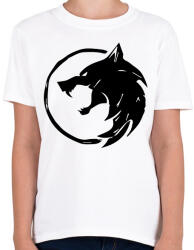 printfashion Witcher - Gyerek póló - Fehér (5749366)