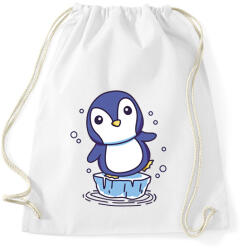 printfashion Pingvin - Sportzsák, Tornazsák - Fehér (14121360)