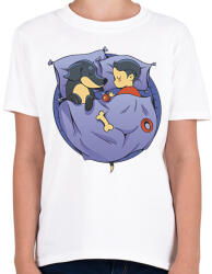 printfashion Tacskó gazdi - Gyerek póló - Fehér (13060868)