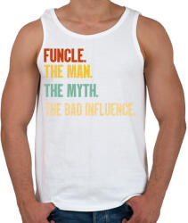 printfashion Bad influence - Férfi atléta - Fehér (2234412)