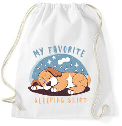 printfashion Alvós póló - kutyás - Sportzsák, Tornazsák - Fehér (12651673)