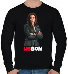 printfashion LISBON - Férfi pulóver - Fekete (10843339)