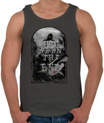 printfashion Látod a végét - Férfi atléta - Sötétszürke (147778)