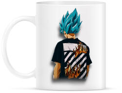 printfashion Drip Goku minta (Dragon Ball) - Bögre - Fehér (11876708)