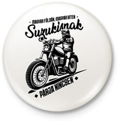 printfashion Suzukisnak párja nincsen - Kitűző, hűtőmágnes - Fehér (4337303)