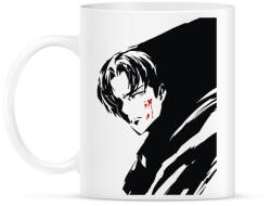 printfashion Attack On Titan Levi - Bögre - Fehér (6106563)