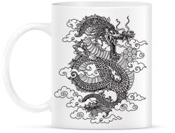 printfashion Sárkány - Bögre - Fehér (13943776)