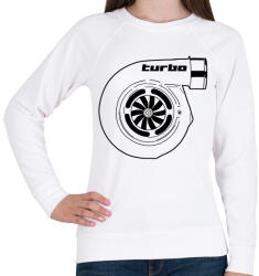 printfashion Turbo - Női pulóver - Fehér (5698994)