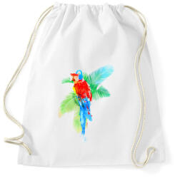 printfashion Tropical party - Sportzsák, Tornazsák - Fehér (240003)