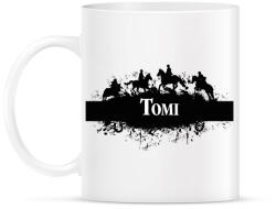 printfashion Lovas minta - Névvel - Bögre - Fehér (6325031)