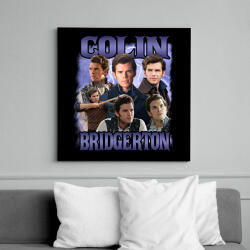 printfashion Bridgerton Colin - Vászonkép - Fekete (16532424)