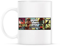 printfashion San Andreas - Bögre - Fehér (2857942)