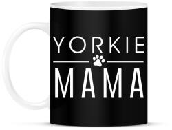 printfashion Yorkie Mama - Bögre - Fekete (2581192)