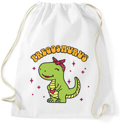 printfashion Pregosaurus - Sportzsák, Tornazsák - Fehér (13723895)