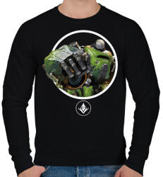 printfashion Predecessor - Crunch - Férfi pulóver - Fekete (16125024)