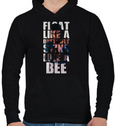 printfashion Muhammad idézet - Férfi kapucnis pulóver - Fekete (14568131)