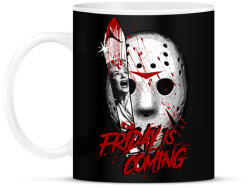 printfashion A péntek közeleg - Bögre - Fekete (2299908)