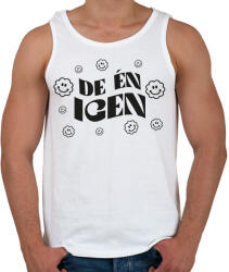 printfashion Páros póló - Én igen - Férfi atléta - Fehér (15597478)