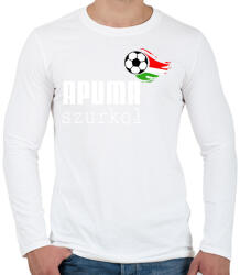 printfashion Apuma szurkol - Férfi hosszú ujjú póló - Fehér (16187975)