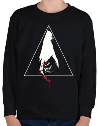 printfashion Véres kéz - Gyerek pulóver - Fekete (1008093)