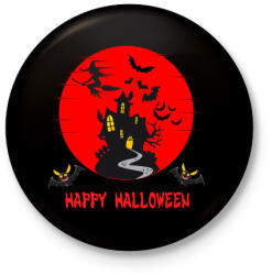 printfashion happy halloween - Kitűző, hűtőmágnes - Fekete (3114370)