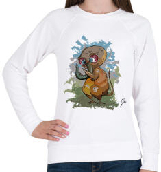 printfashion Az orramile - Női pulóver - Fehér (5686667)