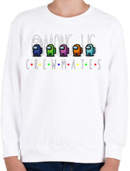 printfashion Among us Crewmates-01 - Gyerek pulóver - Fehér (4326538)