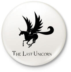 printfashion the last unicorn - Kitűző, hűtőmágnes - Fehér (3079391)