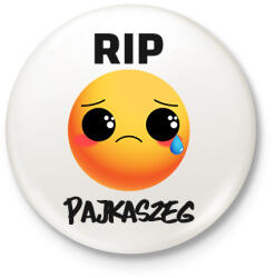 printfashion RIP Pajkaszeg - Kitűző, hűtőmágnes - Fehér (9855217)