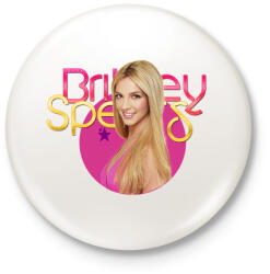 printfashion britney spears - Kitűző, hűtőmágnes - Fehér (4648605)