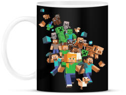 printfashion Minecraft #2 - Bögre - Fekete (1123322)