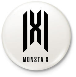 printfashion monsta x - Kitűző, hűtőmágnes - Fehér (3560106)