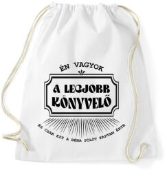 printfashion Legjobb könyvelő - póló - Sportzsák, Tornazsák - Fehér (12561883)