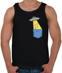printfashion ZSEB-UFO - Férfi atléta - Fekete (280350)