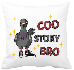 printfashion Coo story bro - Párnahuzat, Díszpárnahuzat - Fehér (11675846)