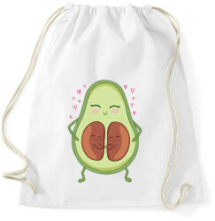 printfashion Avokádó ikrek - Sportzsák, Tornazsák - Fehér (11903127)