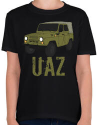 printfashion uaz - Gyerek póló - Fekete (5758809)