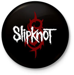 printfashion Slipknot - Kitűző, hűtőmágnes - Fekete (3093430)