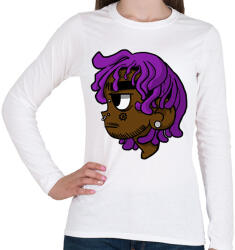 printfashion Lil uzi vert - Női hosszú ujjú póló - Fehér (2127324)